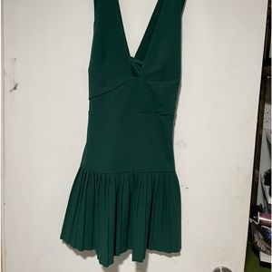 ASOS emerald green short dress